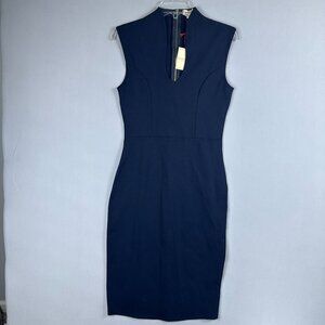blue square dance dress Nightingale Ruched Mesh Mini Dress Baby Blue